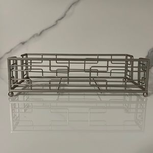 Guest hand towel holder brushed nickel